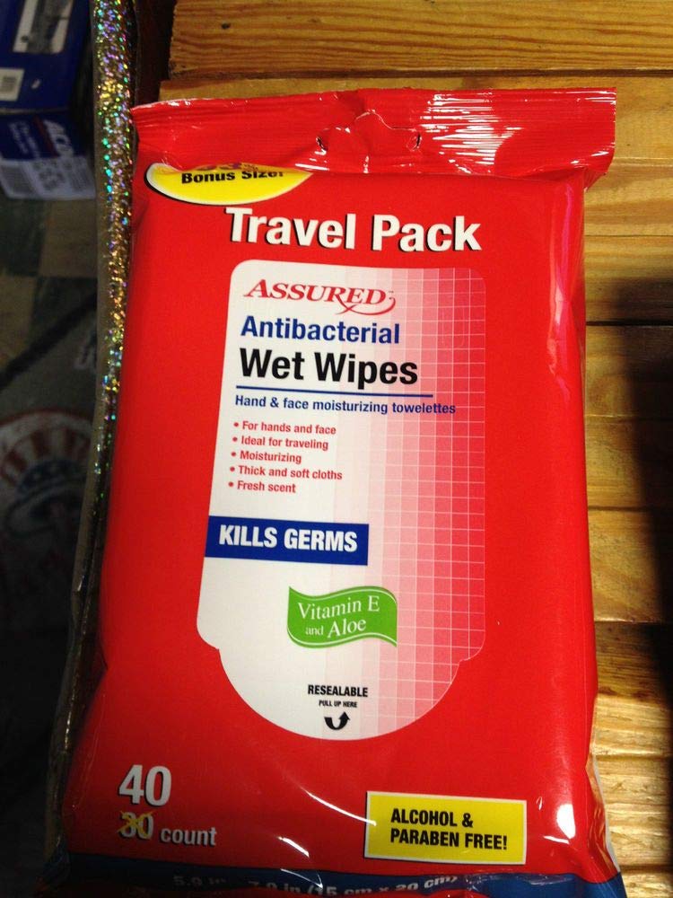 Algopix Similar Product 4 - Travel Pack Antibacterial Wet wipes 40
