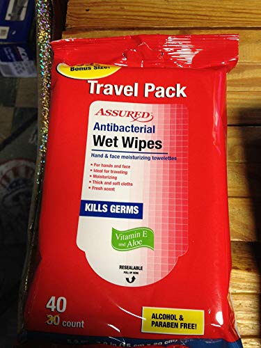 Algopix Similar Product 11 - Travel Pack Antibacterial Wet wipes 40