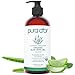 Algopix Similar Product 10 - PURA DOR 16 Oz ORGANIC Aloe Vera Gel 