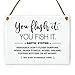 Algopix Similar Product 7 - 6x8 Inch You Flush It Fish It Septic