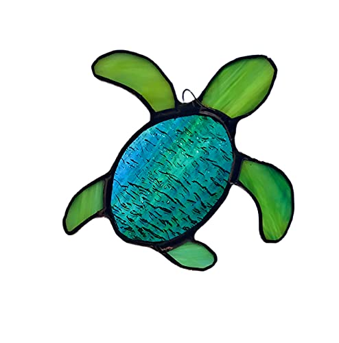 Algopix Similar Product 18 - Green Blue Ripple Texture Sea Turtle
