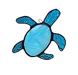 Algopix Similar Product 13 - Teal Blue Sea Turtle Stained Glass Sun