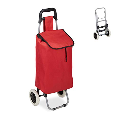 Algopix Similar Product 16 - Relaxdays Shopping Trolley Folding 25