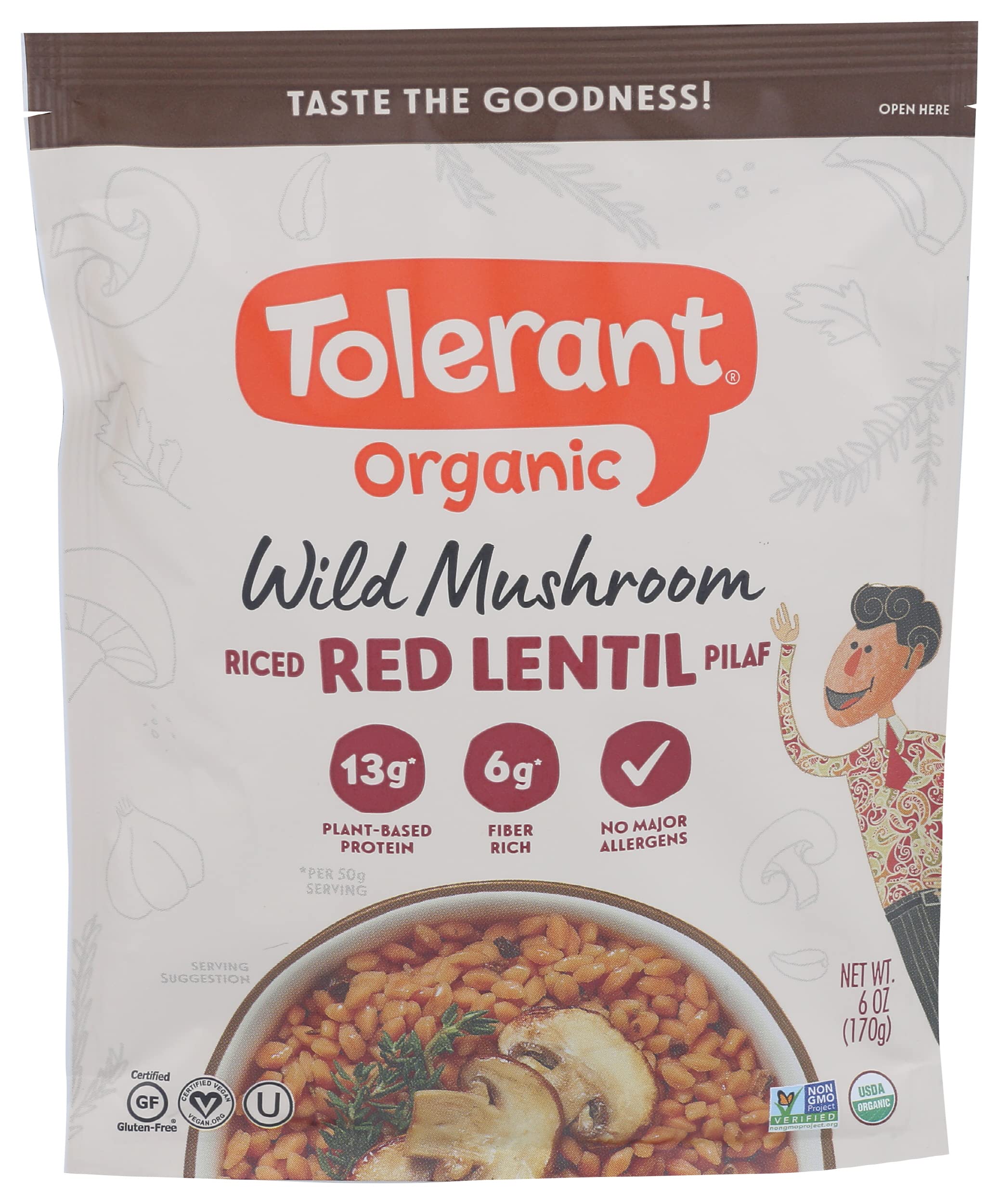 Algopix Similar Product 4 - TOLERANT FOODS Organic Wild Mushroom