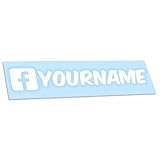 Algopix Similar Product 20 - Custom Facebook Name Vinyl Decal 