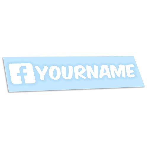 Algopix Similar Product 7 - Custom Facebook Name Vinyl Decal 