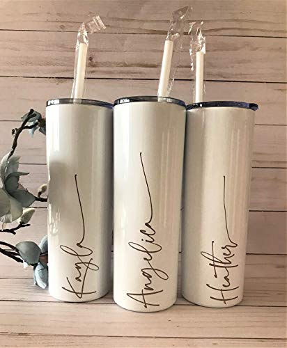 Algopix Similar Product 13 - Bridesmaid Gift Personalized Tumbler