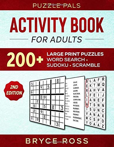 Algopix Similar Product 9 - ACTIVITY BOOK FOR ADULTS 200 Large