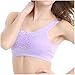 Algopix Similar Product 3 - Womens Lace Trim Sports Sleep Bra