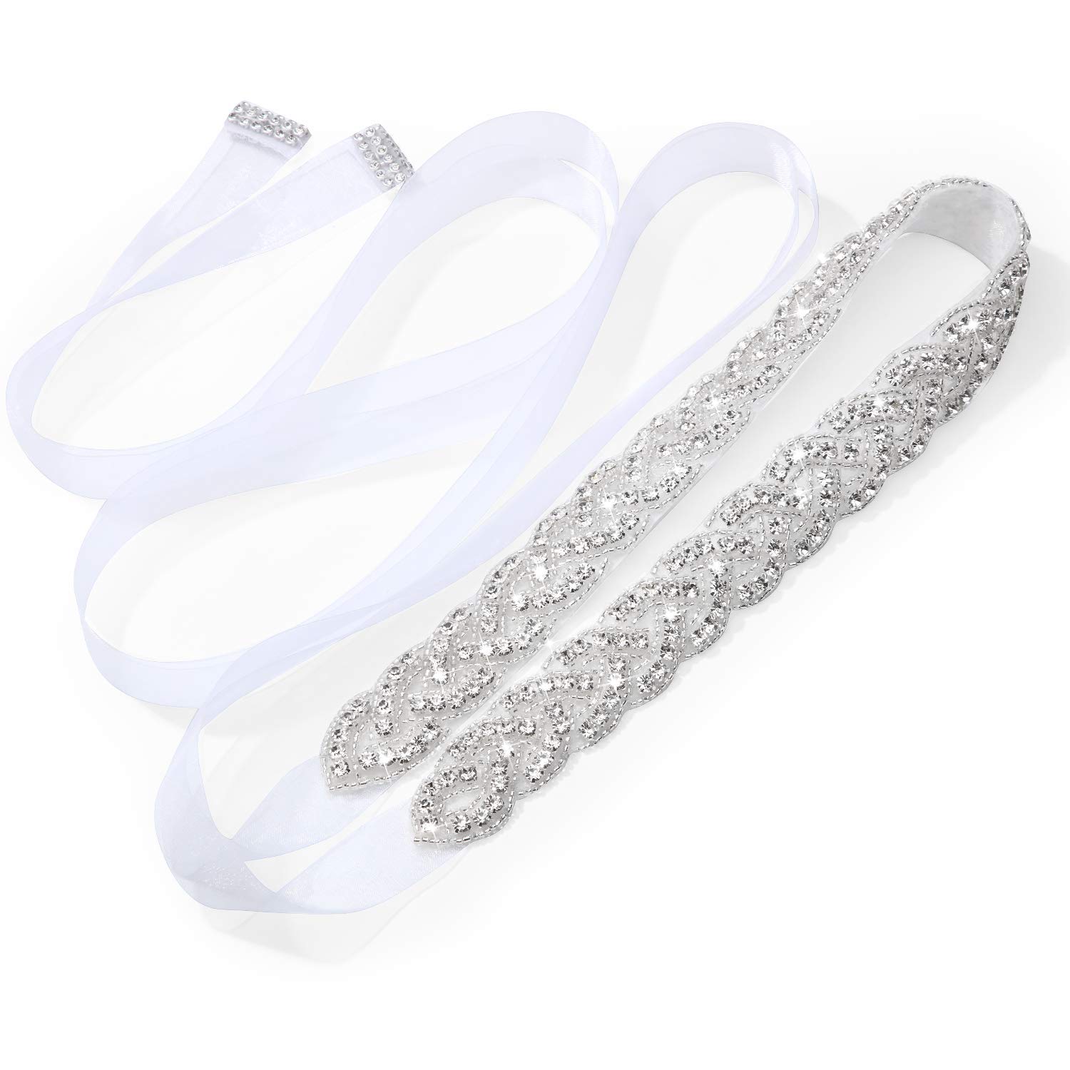 Algopix Similar Product 2 - Zonon Wedding Bridal Belts Crystal