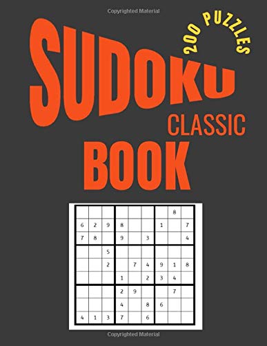 Algopix Similar Product 14 - sudoku classic book: 200 puzzles
