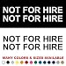 Algopix Similar Product 19 - Set of 2 NOT FOR HIRE Tractor Truck Tow