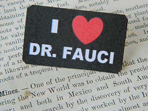 Algopix Similar Product 4 - Dr Fauci Lapel Pin I Heart Love Dr