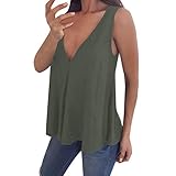 Algopix Similar Product 12 - Rishine Womens V Neck Cami Tank Top