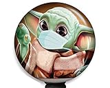 Algopix Similar Product 5 - Baby Yoda Mask Badge Reel