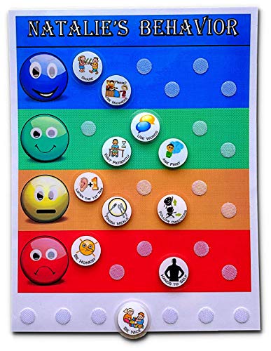 Algopix Similar Product 14 - Kids Behavior Chart with 11 Movable