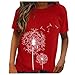 Algopix Similar Product 6 - Womens ONeck Print TShirt Fashion