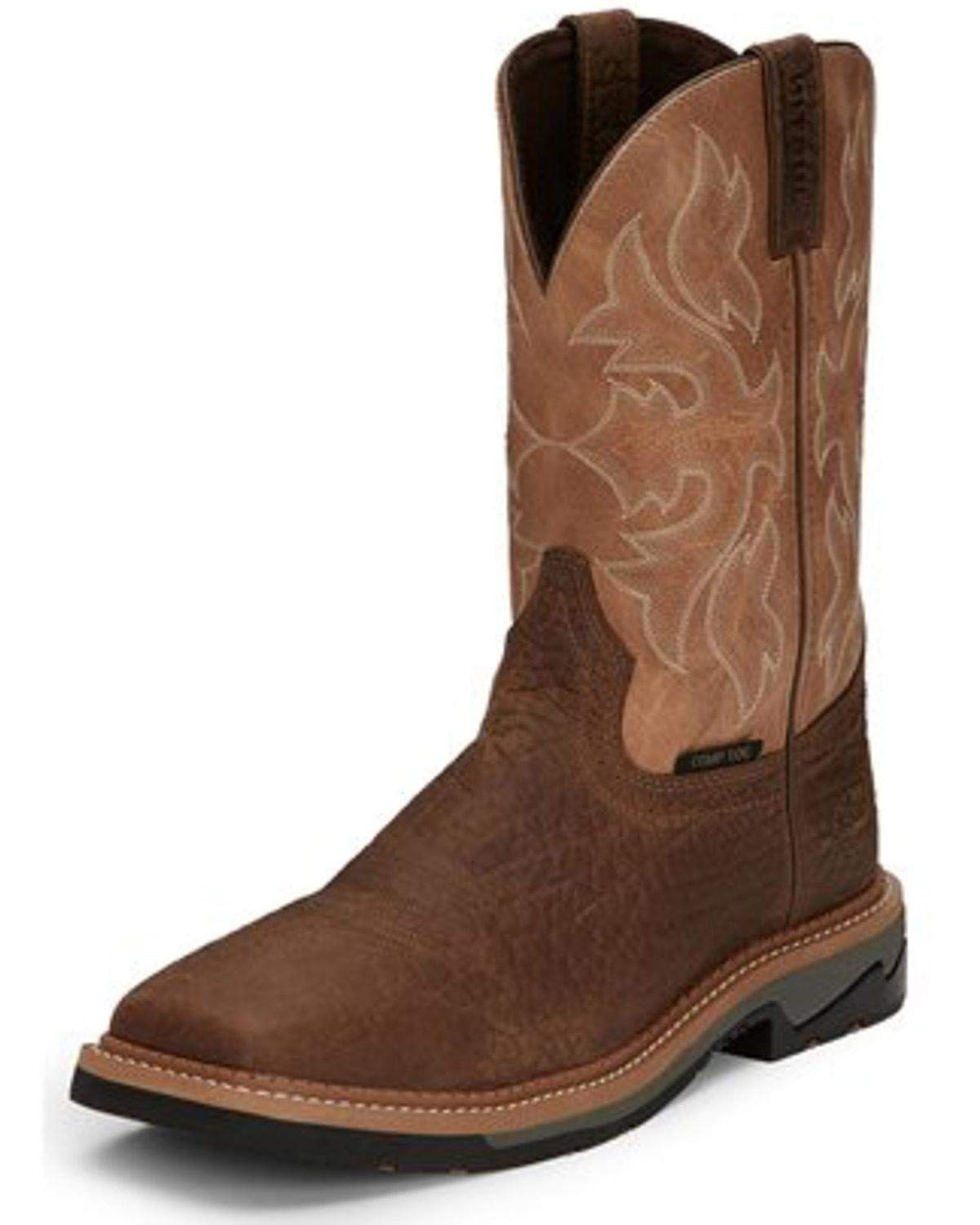 Algopix Similar Product 9 - Justin Mens Stampede Comp Toe Work