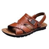 Algopix Similar Product 1 - Mens Sandals Slippers Open Toe Slip On