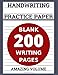 Algopix Similar Product 19 - Handwriting Practice Paper 200 Blank