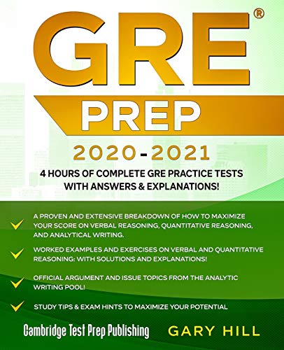 Algopix Similar Product 2 - GRE Prep 20202021 4 Hours of Complete
