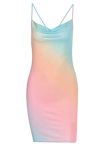 Algopix Similar Product 3 - Sofkiny Womens Tie Dye Spaghetti Strap