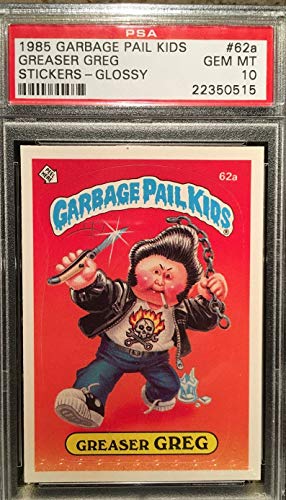 Algopix Similar Product 12 - 1985 GARBAGE Pail Kids Greaser Greg