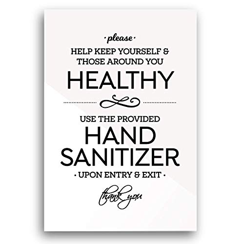 Algopix Similar Product 20 - 4x6 Inch Acrylic Sign Please use Hand