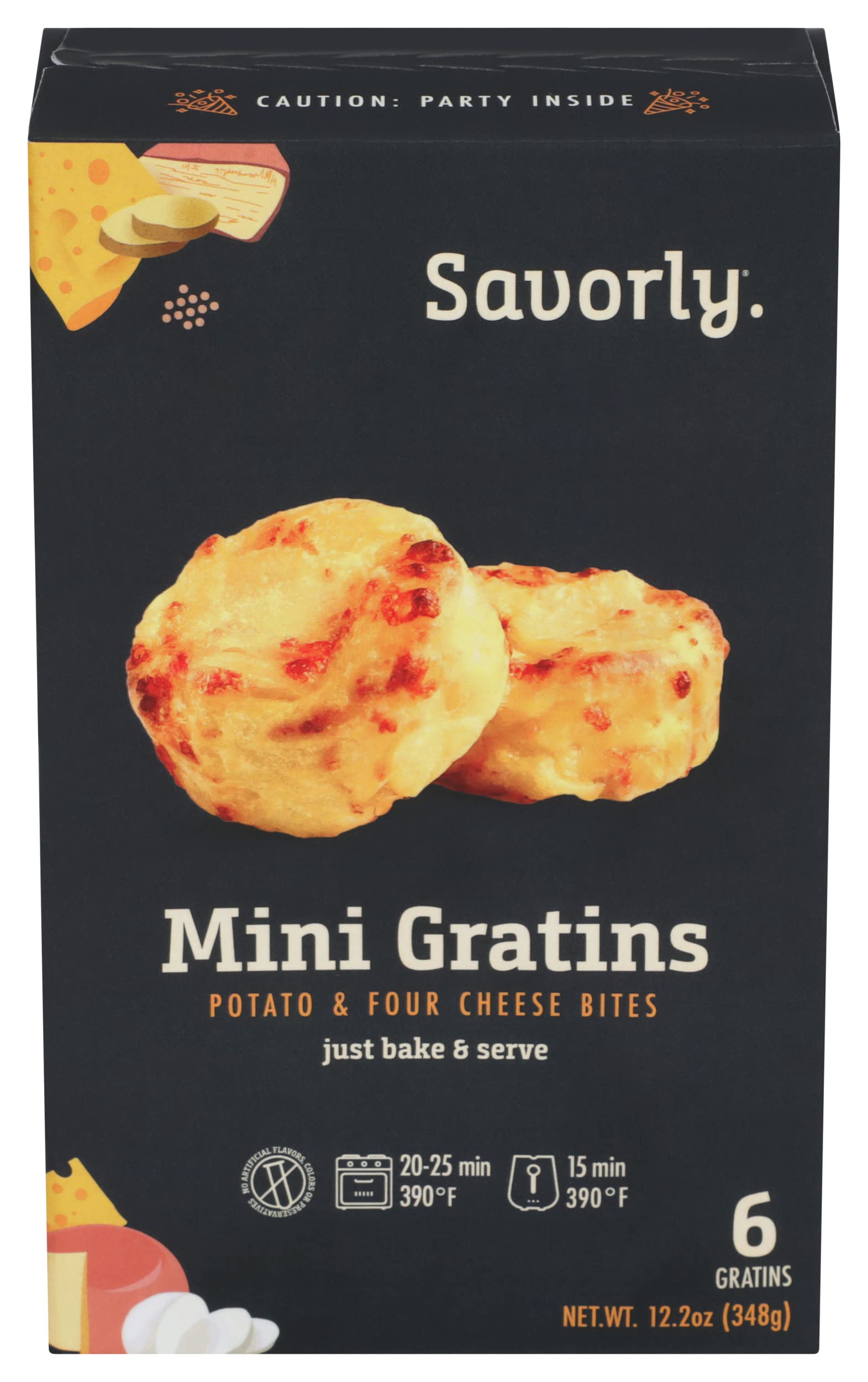 Algopix Similar Product 15 - Savorly Potato  Four Cheese Mini
