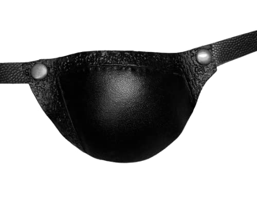 Algopix Similar Product 13 - Handmade Black Brown Real Leather Eye
