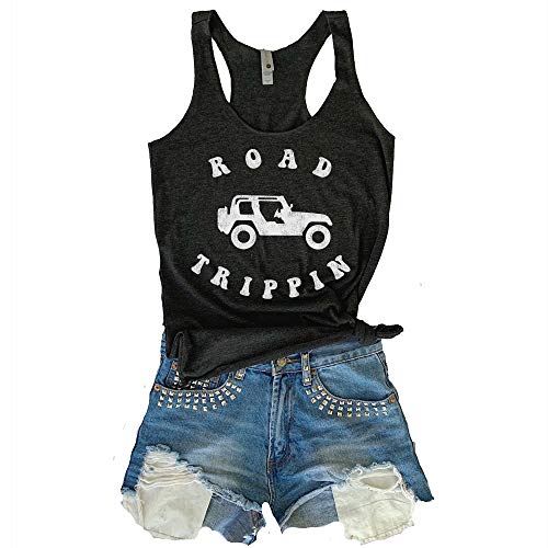 Algopix Similar Product 19 - Jeep Life Road Trippin Jeep Tank Top