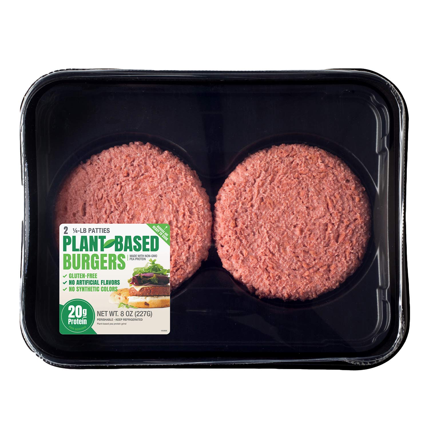 Algopix Similar Product 14 - Plant-based Burger Patties, 8 Ounce