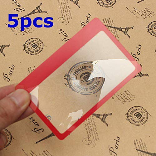 Algopix Similar Product 20 - HeavenSense 5Pcs 3X Magnification Loupe
