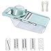 Algopix Similar Product 13 - DEBON 5Blade Vegetable Slicer