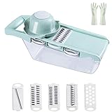 Algopix Similar Product 11 - DEBON 5Blade Vegetable Slicer