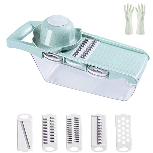 Algopix Similar Product 19 - DEBON 5Blade Vegetable Slicer
