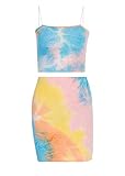 Algopix Similar Product 16 - Sofkiny Womens Sexy 2 Pieces Tiedye