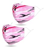 Algopix Similar Product 1 - 2 PCS Unisex Washable Reusable 2 Layers