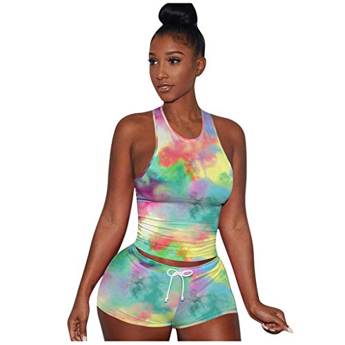 Algopix Similar Product 7 - Franterd TieDye Two Piece Tracksuit