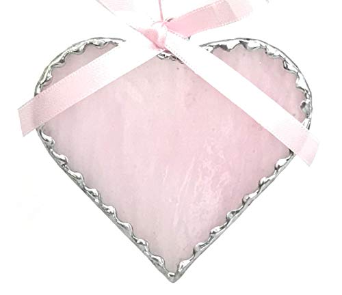 Algopix Similar Product 20 - Heart Pastel Pink Stained Glass