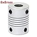 Algopix Similar Product 18 - 8mm x 8mm Flexible Aluminum Shaft