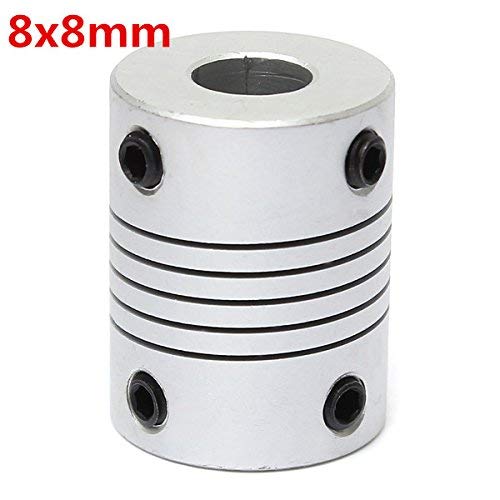 Algopix Similar Product 17 - 8mm x 8mm Flexible Aluminum Shaft