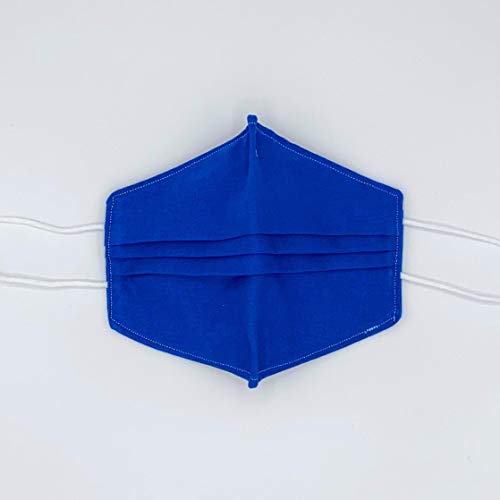 Algopix Similar Product 2 - 100 Cotton Royal Blue Fabric Face