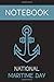 Algopix Similar Product 14 - National Maritime Day Notebook May