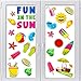 Algopix Similar Product 14 - Summer Window Clings Fun in The Sun