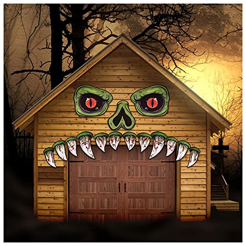Algopix Similar Product 19 - CCINEE Halloween Monster Face Outdoor
