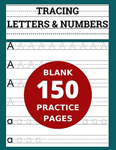 Algopix Similar Product 6 - Tracing Letters  Numbers 150 Blank