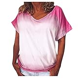 Algopix Similar Product 2 - Womens Plus Size Tiedye Tops Summer