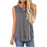 Algopix Similar Product 8 - Women Leopard Print Sleeveless Tank