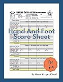 Algopix Similar Product 16 - Hand And Foot Score Sheets Hand and